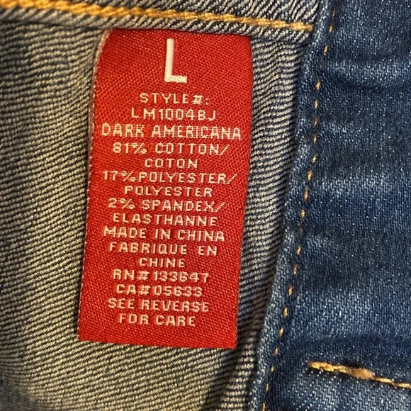 Liverpool Jeans Company Denim Jeans Jacket Women’s Size Large EUC - Picture 5 of 8